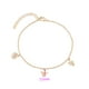 thumbnail image 2 of Pulsera Dama Dijes Abeja, Flor, Hoja Swarovski Oro 18K Lam dorado Unitalla, 2 of 7