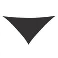 thumbnail image 2 of Coolaroo Premium Outdoor Sun Shade Sail with Hardware Kit 95% UV Block Protection for Backyard, Garden, Patio, 16'5" Triangle, Graphite, 2 of 7