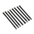 thumbnail image 3 of 313mm Wheelbase Connecting Rod, Aluminum Alloy Link Rod Small Size Deform Resistance Fine Workmanship  For Axial SCX10 RC Car X006BL Black, 3 of 8