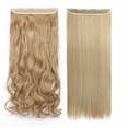 thumbnail image 6 of Benehair Clip in Hair Extensions as Human One Piece Hair Extension Curly Wavy Straight Hairpieces for Woman, 6 of 6