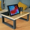 thumbnail image 3 of Consdan Portable Step Stool, Hardwood Metal Natural, 3 of 8