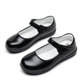 thumbnail image 2 of B91xZ Chaussures de Robe pour Fille Mode Ballerines avec Nœud, Noir 32, 2 of 4