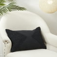 thumbnail image 3 of Saro Lifestyle Textured Woven Diamond Throw Pillow Cover, 3 of 3