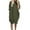 Army Green, variant on Plus Size Dress with Pocket Round Neck Short Sleeve T Shirt Dress Daily Casual Loose Midi Dresses for Women Black XXXXL