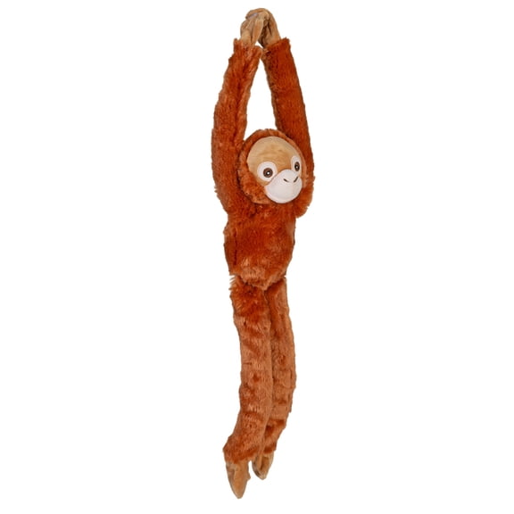 Wild Republic Ecokins Hanging Orangutan, Stuffed Animal, 22 Inches, Gift for Kids, Plush Toy, Made from Spun Recycled Water Bottles, Eco Friendly, Child’s Room Decor