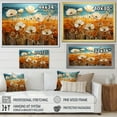 thumbnail image 4 of Designart "Splendid Blossom Meadow I" Flower Floater Framed Canvas Prints, 4 of 5