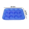 thumbnail image 2 of Molde para muffins de silicona antiadherente Apuakthei—Muffinera para muffins y cupcakes—Moldeador de silicona para cupcakes—Accesorio para hornear—12 moldes para muffins, 2 of 5