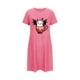 thumbnail image 5 of Camisón corto de talla grande para mujer, camisón de manga corta con estampado de pecho a la moda, camisón para mujer, 5 of 5