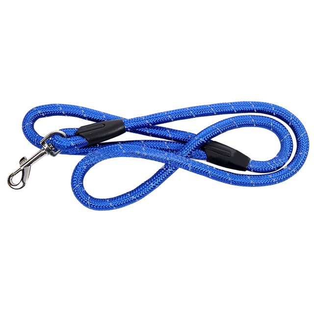 Reflective Pet Leash Nylon Braided Dog Walking Rope Dog Leash for Night Walking