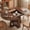 Walnut, variant on EDX 43.3″–59″ Extendable Round Dining Table for 4-8, Modern Oval Dining Table with Removable Leaves, Wooden Kitchen Table with Storage Shelf Base, Space Saving for Kitchen Living Room, Black