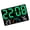 Green light, variant on hejhncii Modern Design Extra Large LED Wall Clock Temperature Humidities Display Alarm Function
