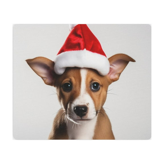 DistinctInk Mouse Pad - 1/4" Foam Rubber - Basenji Puppy