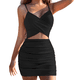thumbnail image 2 of Vestido de Tirantes para Mujer, Color Negro, Talla XS, 2 of 7