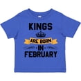 thumbnail image 3 of Inktastic Kings Are Born in February Boys or Girls Toddler T-Shirt, 3 of 5