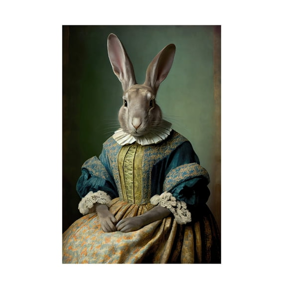 Treechild 'Mrs Bunny' Canvas Art