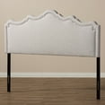 thumbnail image 3 of Baxton Studio Nadeen Modern and Contemporary Greyish Beige Fabric Twin Size Headboard, 3 of 5