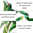 thumbnail image 4 of Decoración de pared J-Fly Glass con forma de colibrí para decoración exterior, metal y vidrio, 4 of 7
