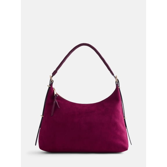 Scenario Women's Top Zipper Shoulder Bag, Merlot Wine
