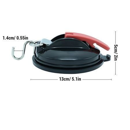 Suction Camping Vacuum Suction Cup Anchor With Securing Hook For Car Camping Awning Kitchen Bathroom
