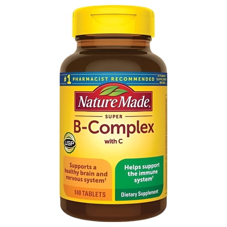 Nature Made Super B-Complex with Vitamin C 140 Tabs