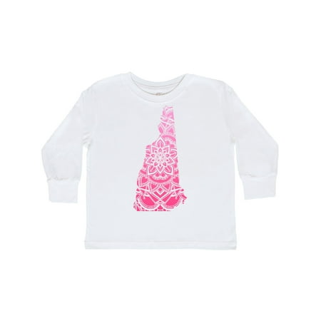 

Inktastic New Hampshire Silhouette Mandala Gift Toddler Boy or Toddler Girl Long Sleeve T-Shirt