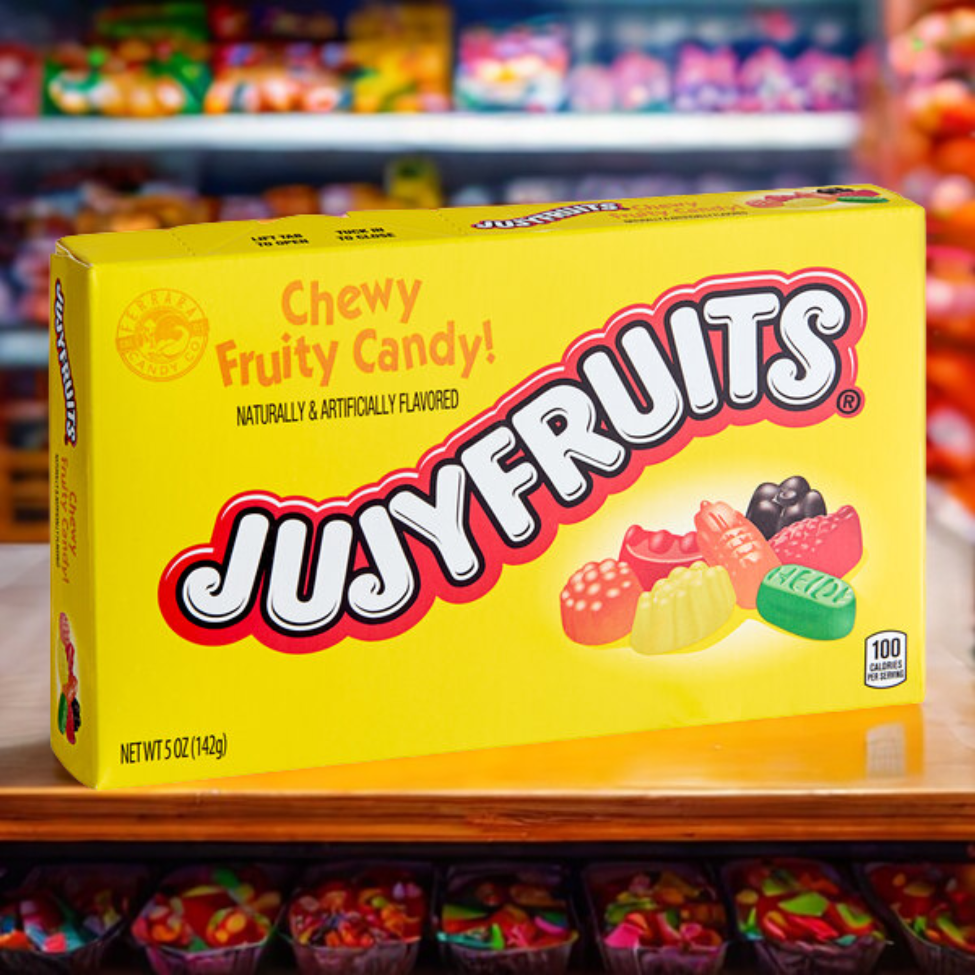 (6 pack) (3 pack) Jujyfruits Chewy Fruity Candy, Theater Box, Each 5 oz.