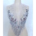 thumbnail image 2 of maskred Sturdy And Durable Lace Applique With 3D Beads And Rhinestones With Materials Are Sturdy And Durable Multiple Colors Green B 1Set, 2 of 6