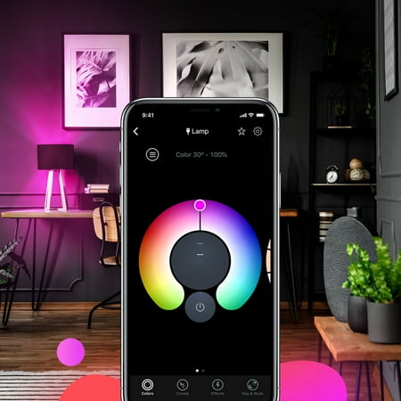 LIFX - 1100-Lumen, 11W Dimmable A19 LED Light Bulb, 75W Equivalent - Multicolor