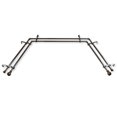 thumbnail image 3 of Sonja 13/16" Double Bay Window curtain rod Adjustable 20"-36", 38"-72" - Cocoa,(ABay-17-7D), 3 of 4