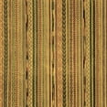 thumbnail image 1 of Ahgly Company Indoor Square Abstract Brown Modern Area Rugs, 5' Square, 1 of 4