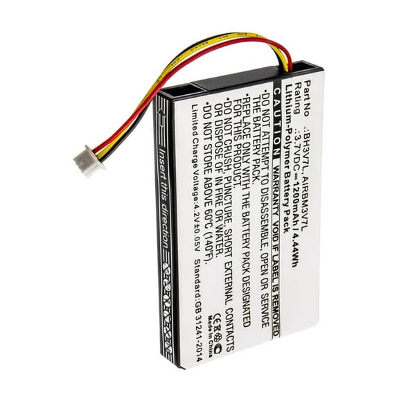 Replacement Battery for Autec AIRBM3V7L (1200mAh Li-Polymer 3.7V)