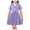Purple, variant on Antinious Toddler Girls School Uniform Set Collared Blazer Tops with Pleated Skirt Summer Preppy