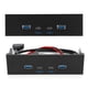 thumbnail image 5 of BRILLAR USB3.1 Gen2 Panel frontal 10G Unidad óptica USB3.0+2.0+Tipo C Panel tipo E Piezas de computadora, 5 of 9