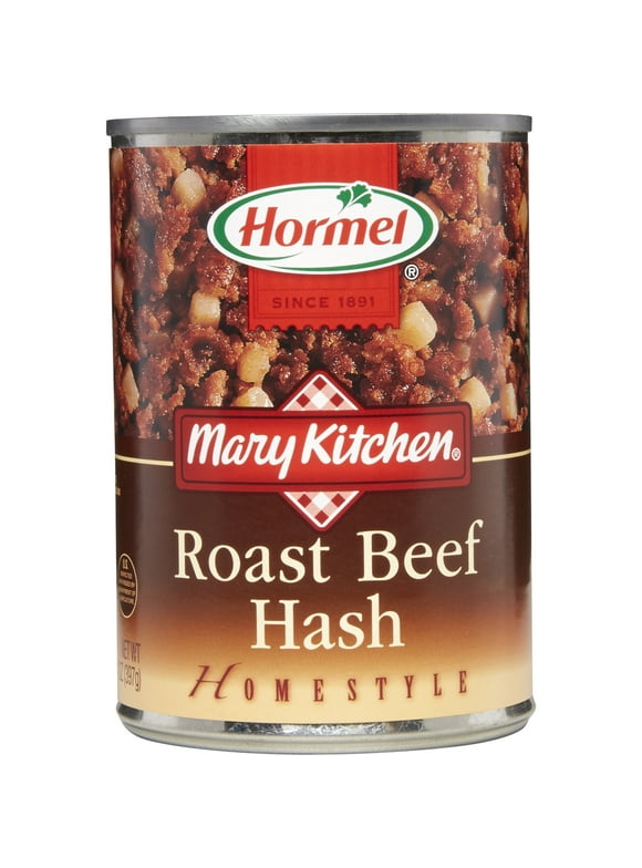 MARY KITCHEN Roast Beef Hash, Canned Roast Beef Hash,  14 oz Steel Can