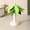 thumbnail image 3 of JIAHomeV Home Decor PP Placemat for Hot Dishes with Coconut Tree Design and Phone Stand Base Heat Kitchen Dining Table Protector Indoor Decorative Functional Trivet for Countertop Green,21X19cm, 3 of 3