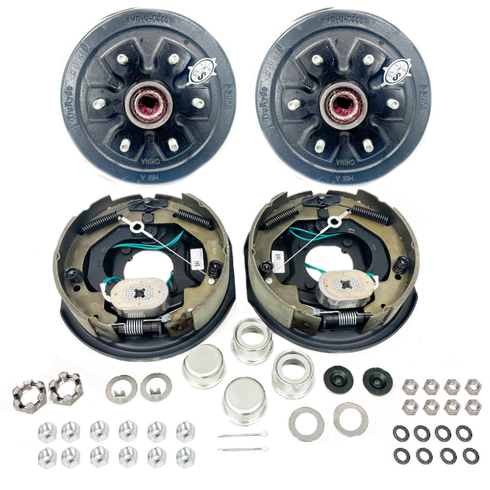 Dexter Nev-R-Adjust 7,000 Lb Electric Trailer Brake Assembly – Left Hand, 12x2