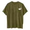 thumbnail image 1 of Ketyyh-chn99 T-Shirt à Col Rond à Manches Courtes Coupe Ajustée pour Homme, Décontracté, avec Lettres Imprimées, Chemises Quotidiennes, Col Rond, T-Shirt à Manches Courtes, Tee Ample, Hauts, Tunique, Blouse, Taille pour S,AG, 1 of 2