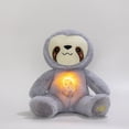 thumbnail image 2 of Peluche de perezoso que respira kawaii, oso relajante para bebés, compañero de sueño para bebés, peluche con sonido y luz, 2 of 4
