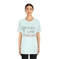 thumbnail image 3 of Bella Canvas 3001 Peace, Love, Heacate T-shirt, Goddess Hecate T-Shirt, 3 of 10