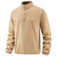 thumbnail image 2 of pstuiky camisetas de manga larga para hombre, Suéter de manga larga con cremallera para hombre, abrigo informal sin capucha de manga larga para hombre Tops de hombre l, 2 of 3