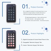HONCLL StreamDeck 15 Key and 2 Dials Interfaces for Efficient Streaming and Editing