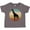 Charcoal, variant on Inktastic Giraffe African Animal Retro Sunset Boys or Girls Toddler T-Shirt