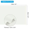 thumbnail image 2 of Uxcell 54x19.7x0.05 Inch PU Leather Book Cloth, Soft Colored Faux PU Leather Sheets, White, 2 of 6
