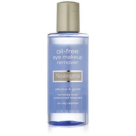 Neutrogena Oil-Free Eye Makeup Remover, 5.5 Fl. Oz (Pack of 3)