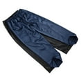 thumbnail image 7 of Men Solid Pajama Pants Casual Drawstring Waist Sleep Lounge Pants, Black, L, 7 of 7