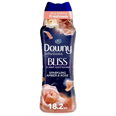 Downy Infusions In-Wash Scent Booster Beads, Bliss, Amber and Rose, 18.2 oz