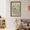 thumbnail image 3 of Historic Framed Print, [Japanese Ukiyo-e print] - 698, 17-7/8" x 21-7/8", 3 of 9