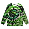 thumbnail image 3 of ZHOGXU Big Kids Boys T Shirt Long Sleeve Round Neck Dinosaur Print Soft Comfortable Top Tee For Casual Daily Wear Green 18-24 Months, 3 of 3