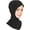 Black, variant on Modal Muslim Hijab Cap Soft Stretchy Solid Color Islamic Turban Full Head Neck Coverage Headwrap Scarfs for Women