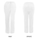 thumbnail image 3 of Dnzceghtig Pantalones Para Mujer Pantalones Rectos Largos De Algodón Y Lino Casuales Con Cordón Sólido Cintura Elástica, 3 of 5